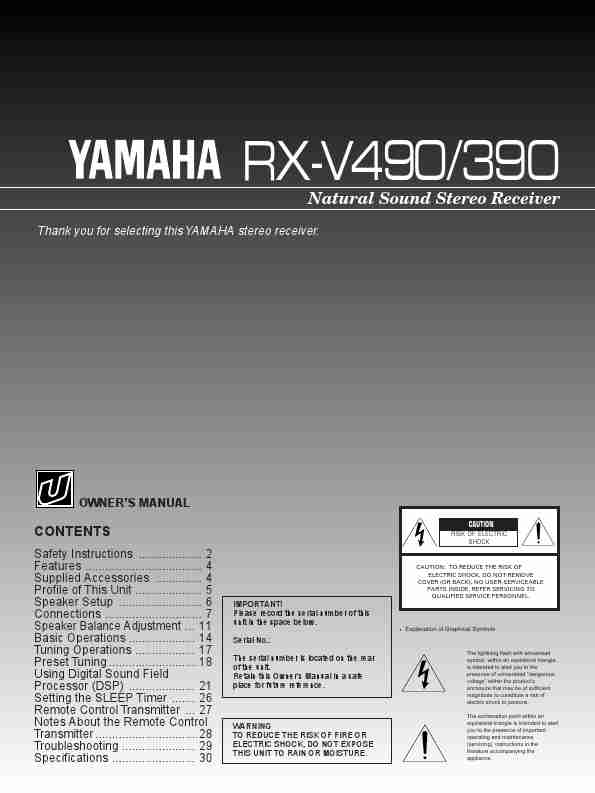 Yamaha Stereo System RX-V490-page_pdf